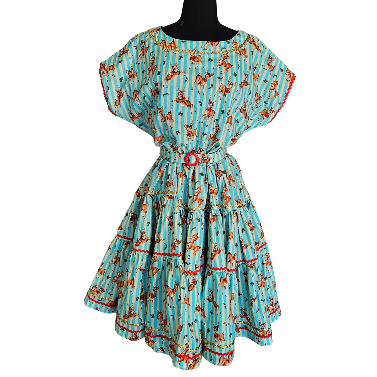 Vintage Deer Patsy Dress