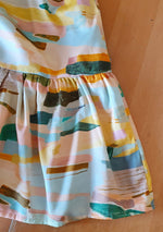 SAMPLE: Blushing Landscape Elastic skirt