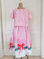 Sample: Candy Cane Cropped Trixie Top