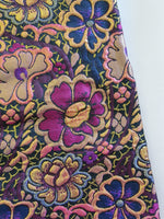 Pink Floral Brocade Minnie Skirt