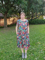 Painterly Floral Aggie Skirt