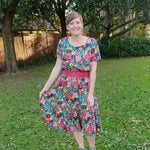 Painterly Floral Aggie Skirt