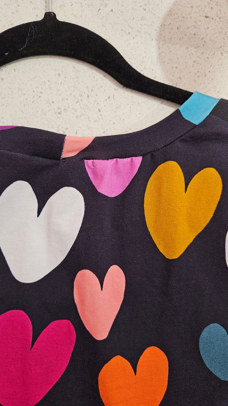 Second: Heart print Iris Tee