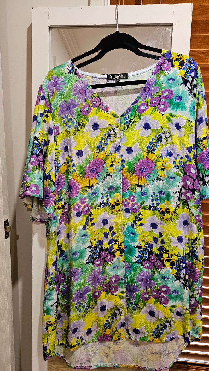 SAMPLE: Floral fantasy Sadie Dress