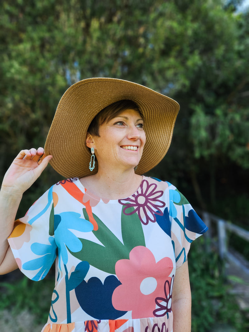 Happy Flowers Summer Sunhat