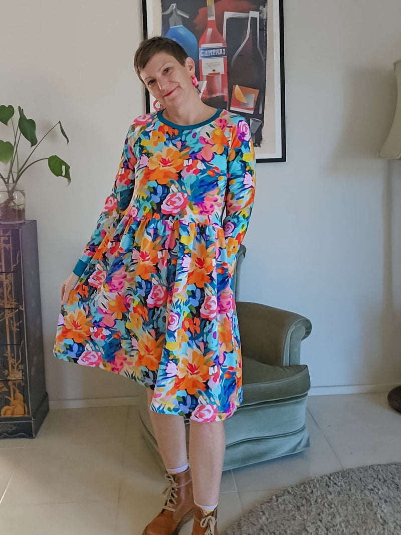 Pink Flamingo Tilly Jumper dress