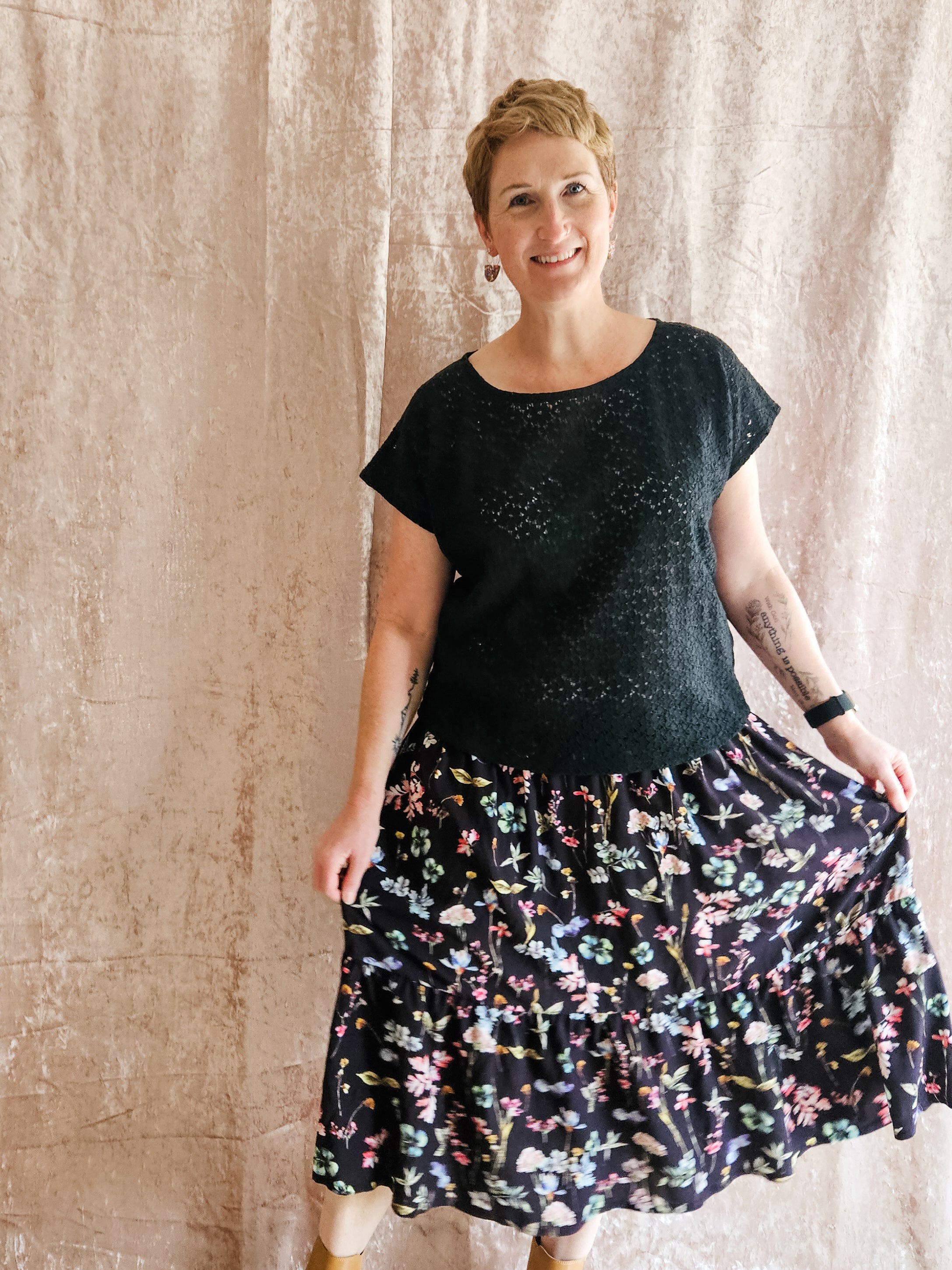 Watercolour Aggie Skirt
