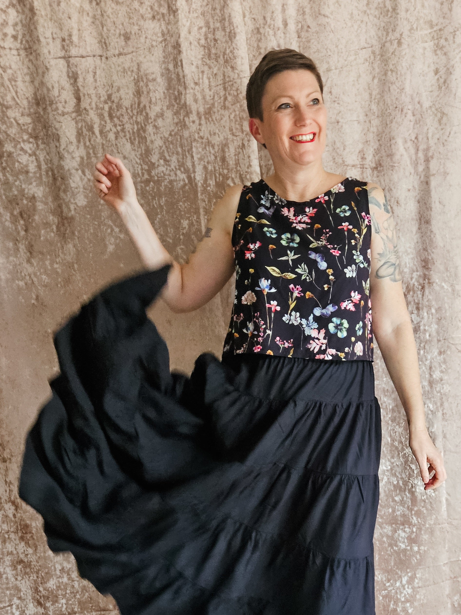 Clara tiered Skirt