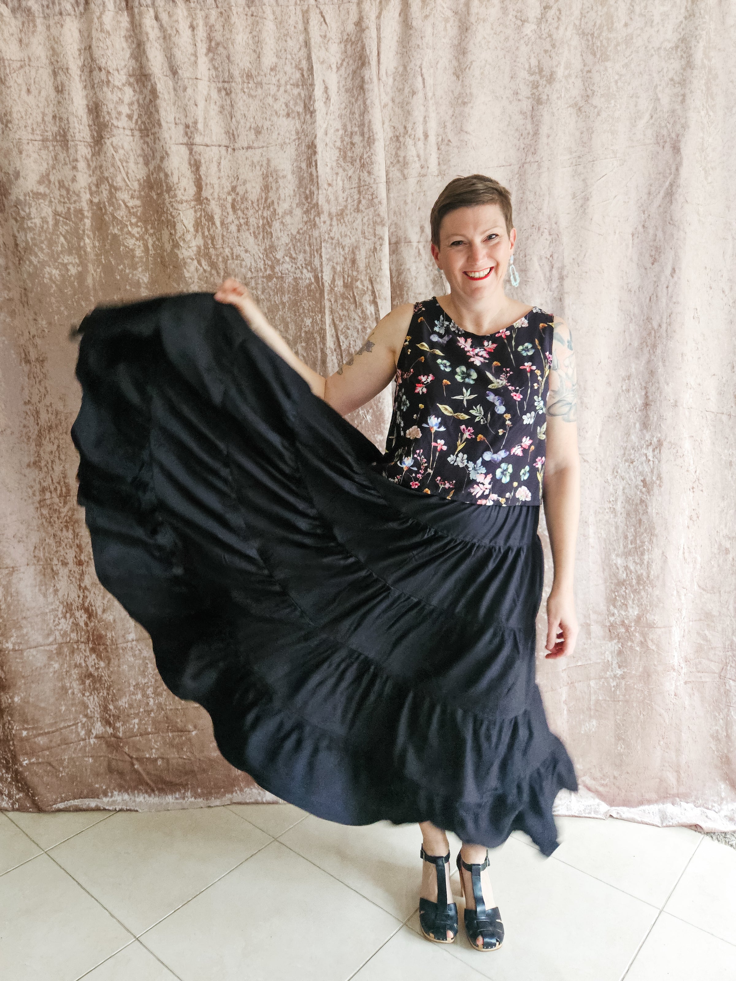 Clara tiered Skirt