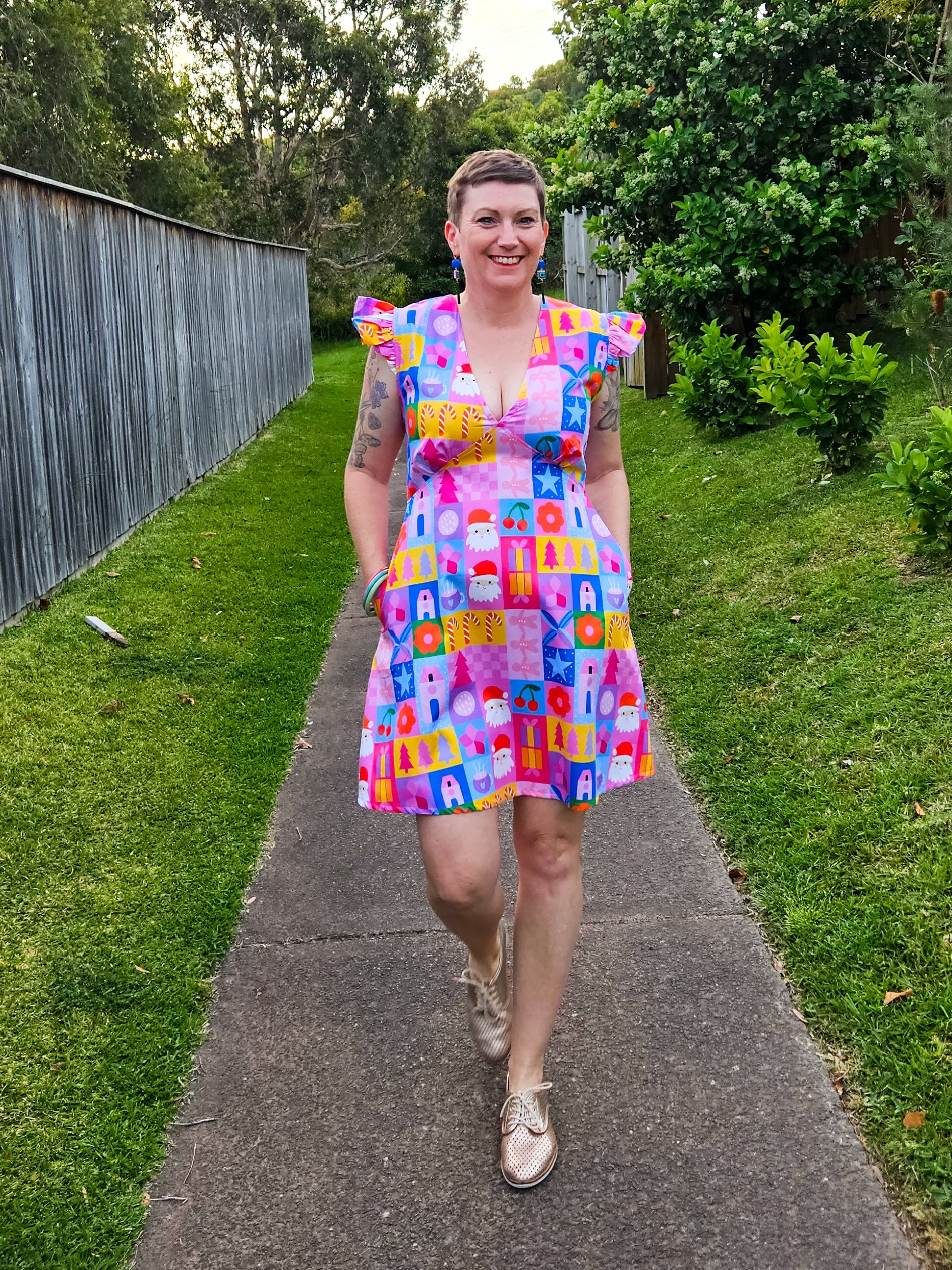 Jolly Wrapping Paper Lucille Dress