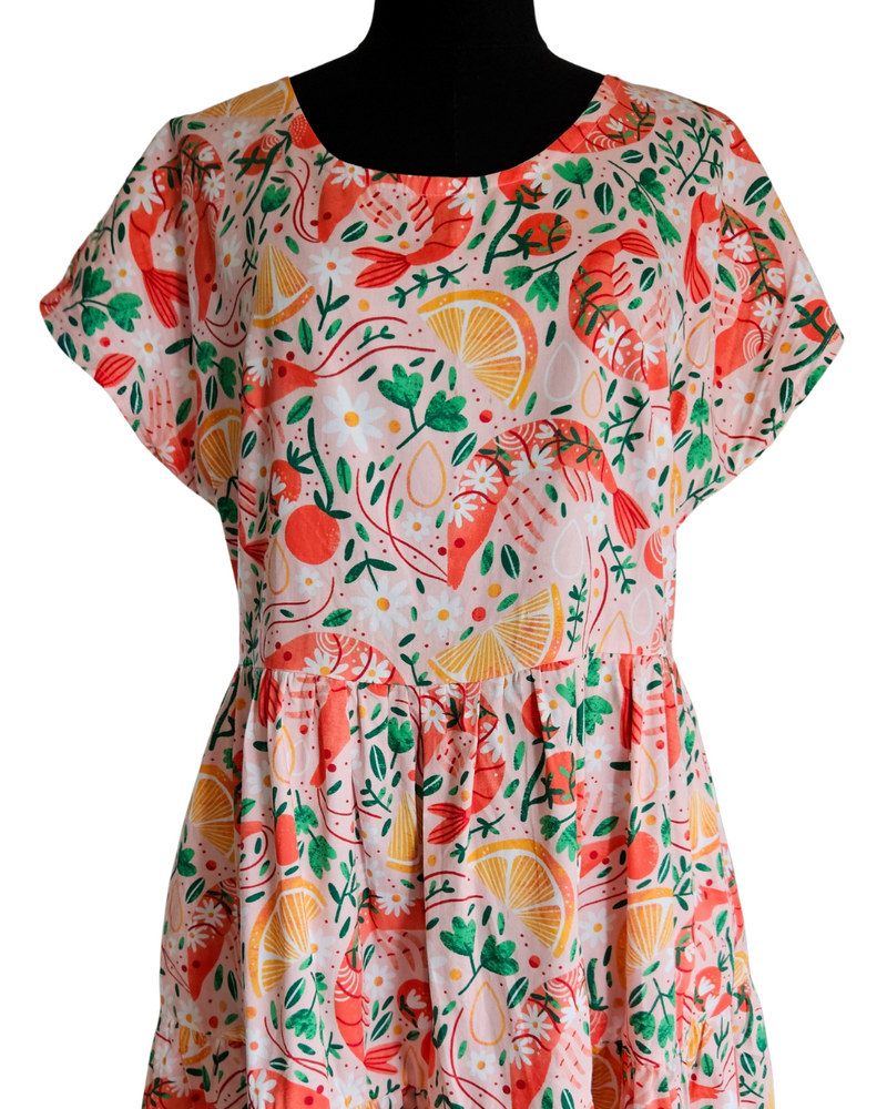 Shrimply the Best Ruby Dress