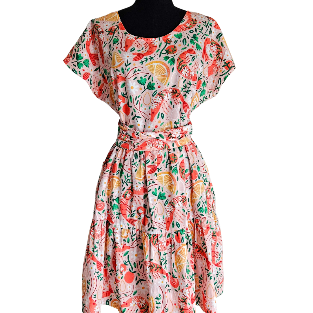 Shrimply the Best Ruby Dress