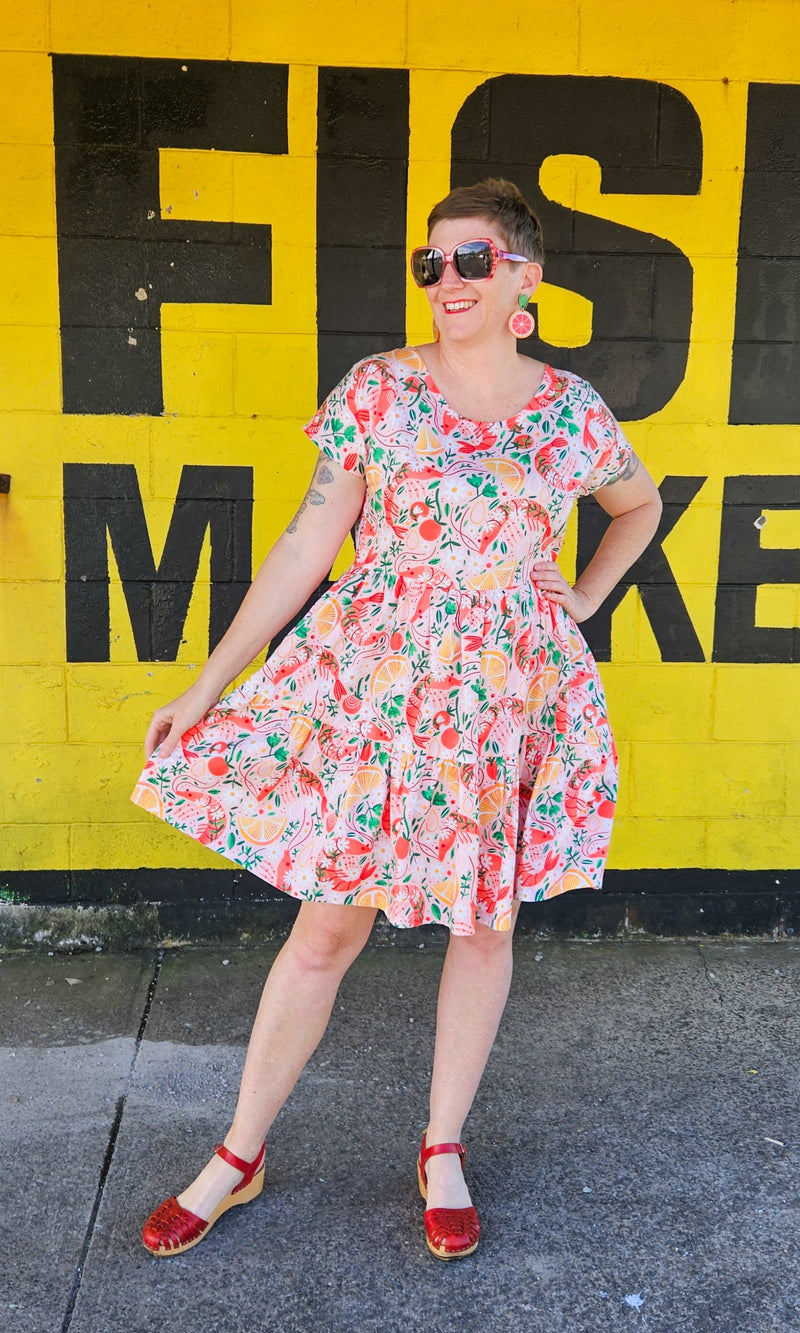 Shrimply the Best Ruby Dress