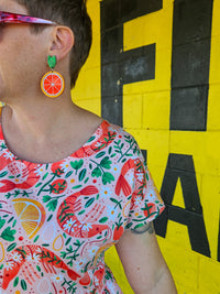 Shrimply the Best Ruby Dress