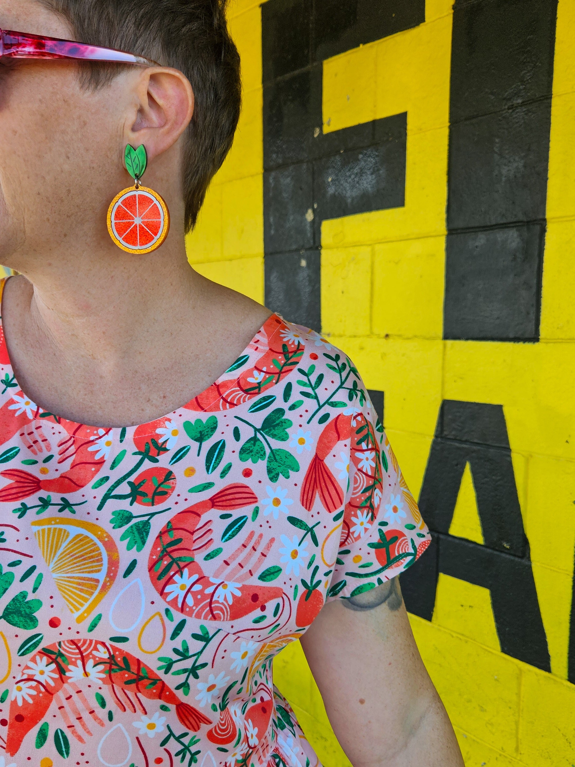 Shrimply the Best Ruby Dress