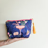 Petal punch make-up zip pouch