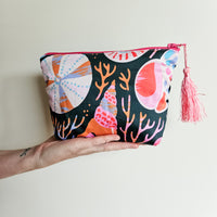 Sea Treasures make-up zip pouch