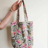 Fairy Wren print tote bag