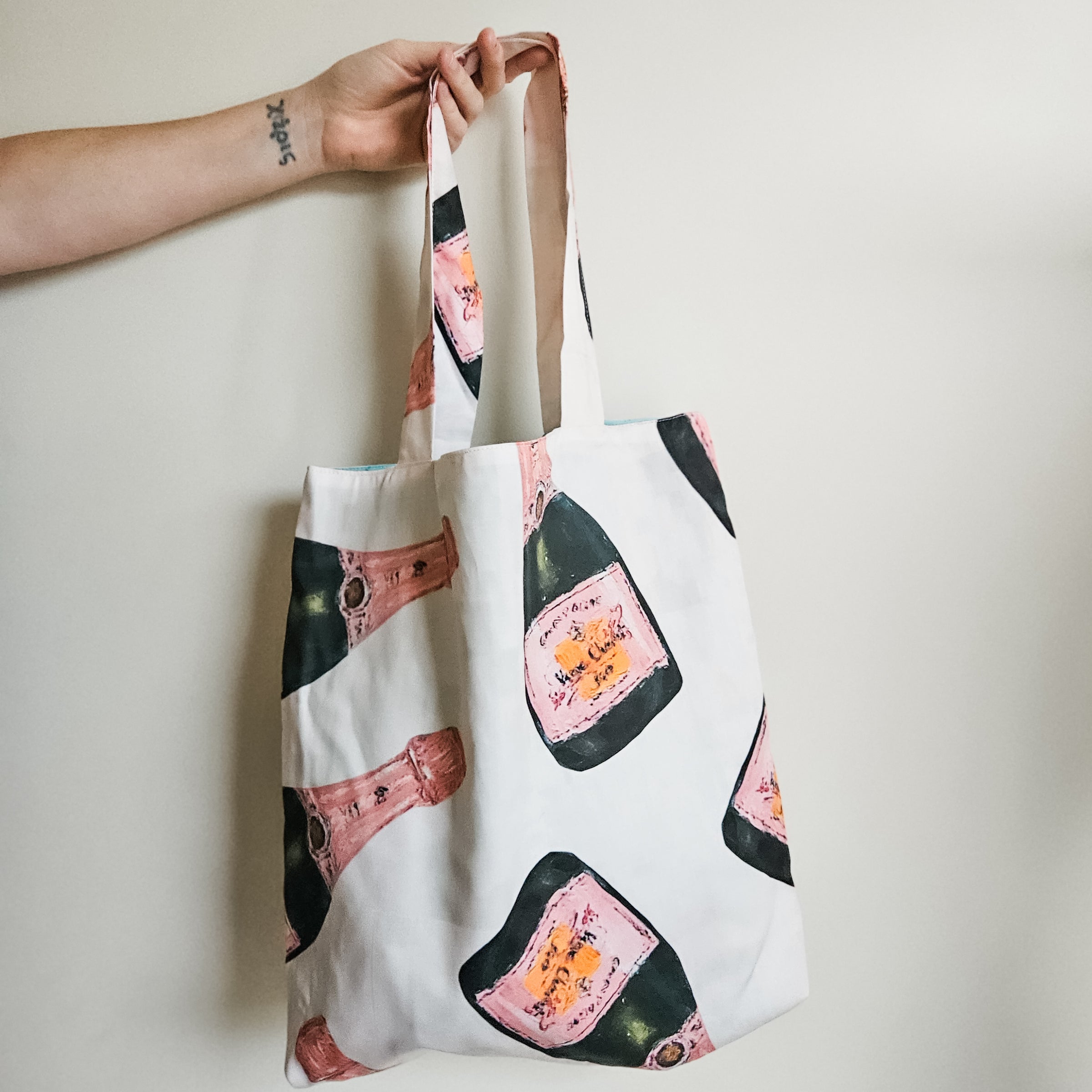 Celebration print tote bag