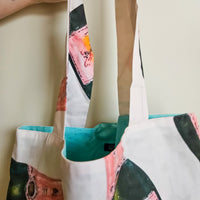 Celebration print tote bag