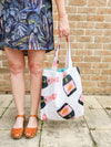 Celebration print tote bag