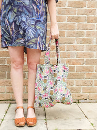 Fairy Wren print tote bag