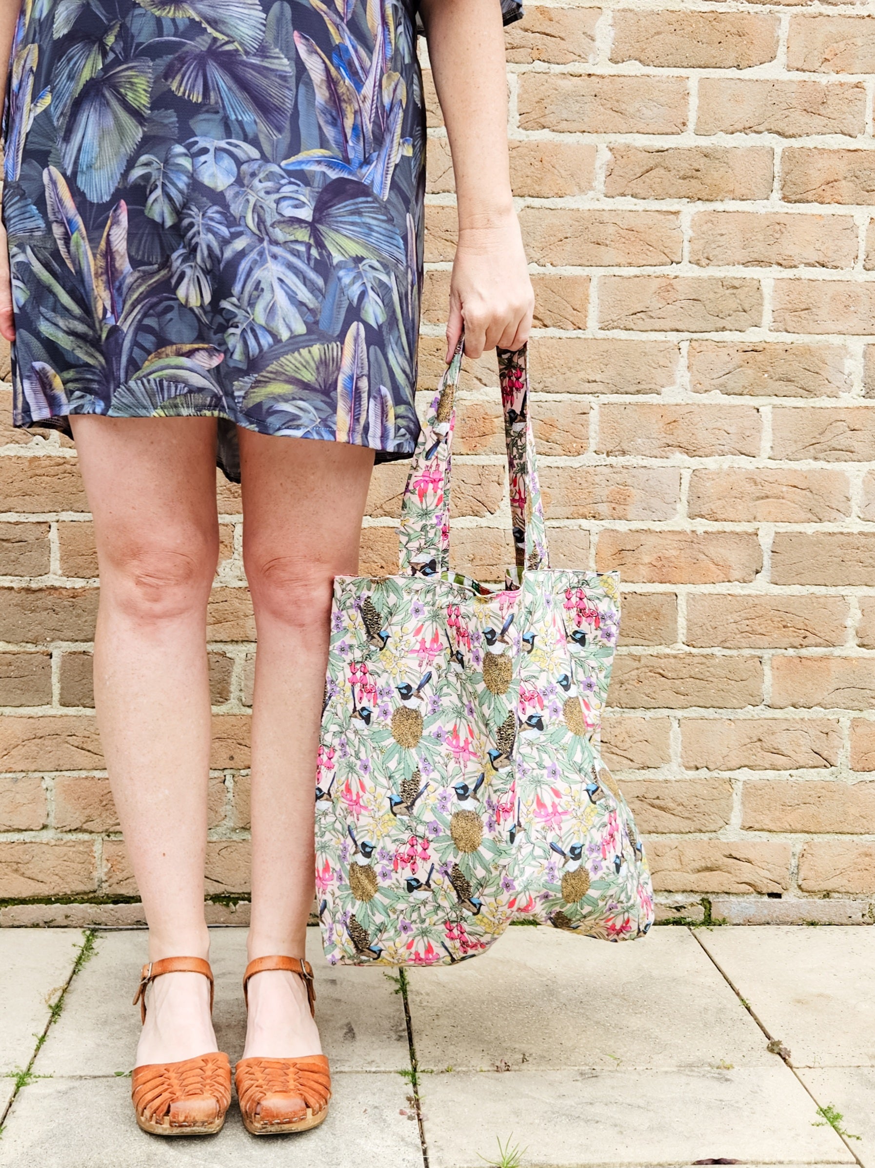 Fairy Wren print tote bag