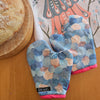 Seashells oven mitts- set