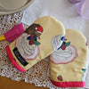 Christmas Pavlova pot holders/oven mitt- set