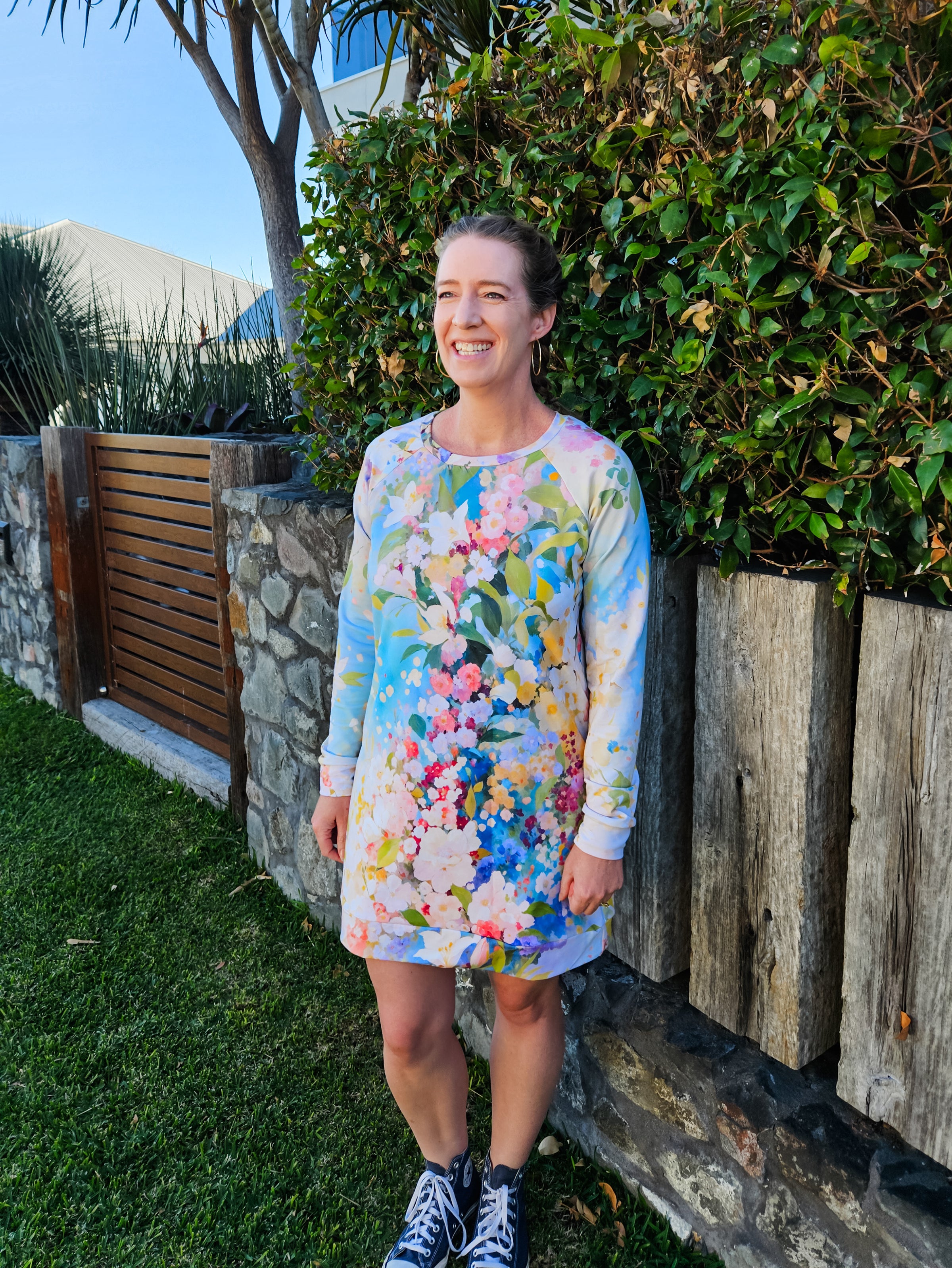 Dreamstroke Floral Birdie Jumper Dress