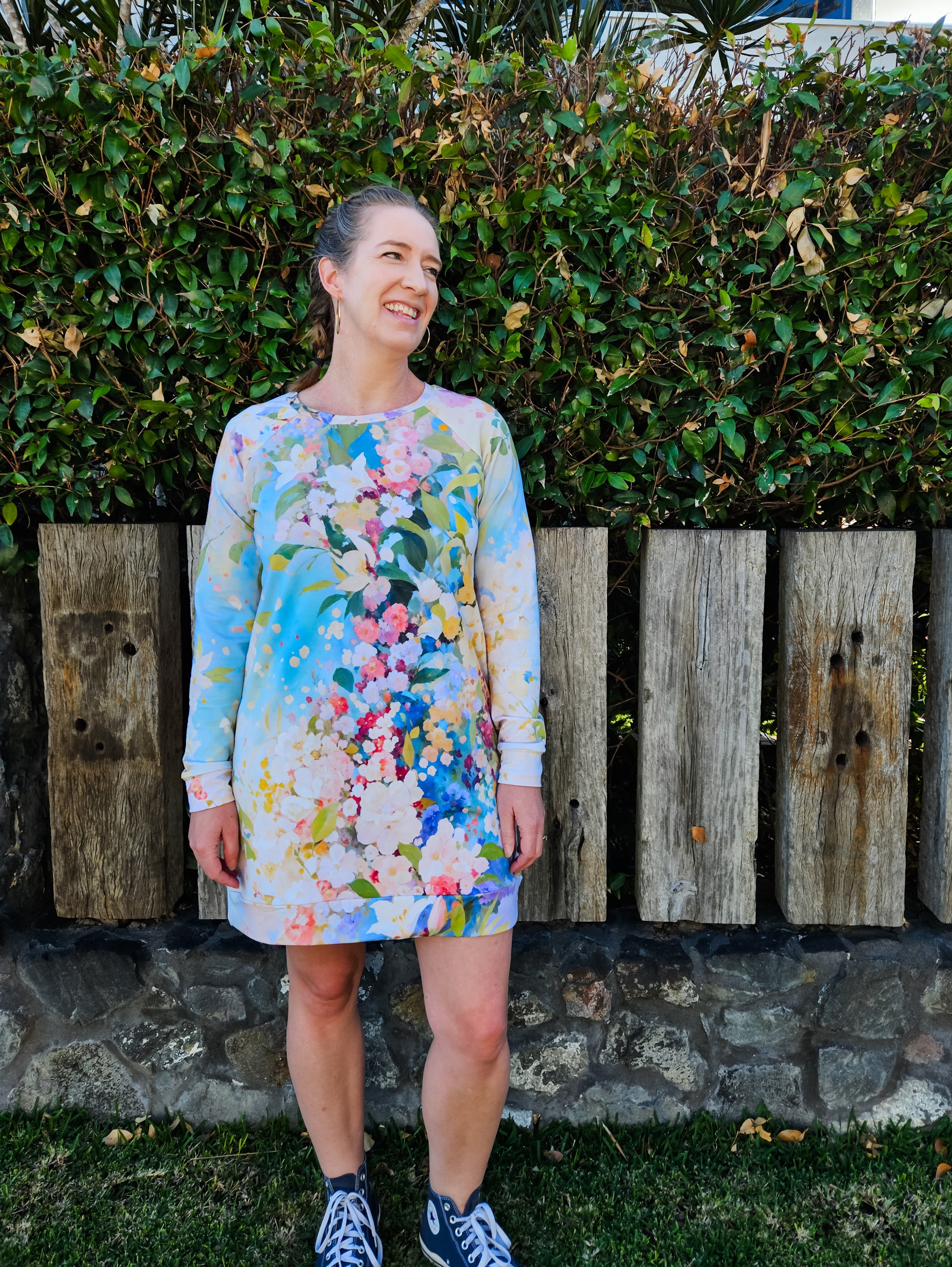 Dreamstroke Floral Birdie Jumper Dress