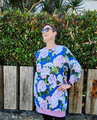 Hydrangeas Tilly Jumper Dress