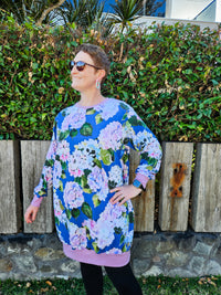 Hydrangeas Tilly Jumper Dress