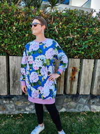 Hydrangeas Tilly Jumper Dress