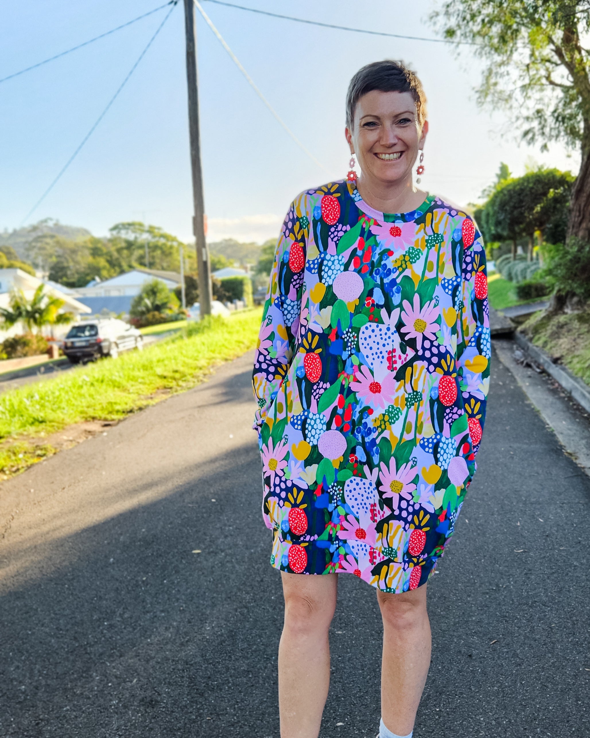 Floral Forest Tilly Jumper Dress