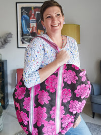 Giant heart tote bag