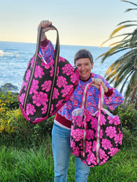 Giant heart tote bag