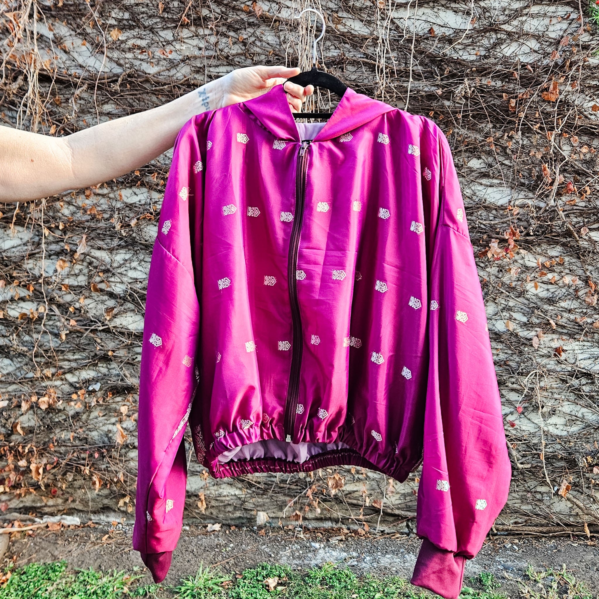 Magenta/gold Sushila Jacket- Medium