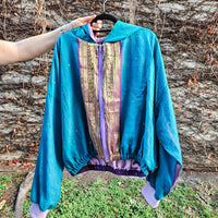 Peacock/purple Sushila Jacket- Medium