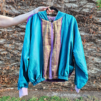 Peacock/purple Sushila Jacket- Extra Small