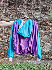 Peacock/purple Sushila Jacket- Extra Small