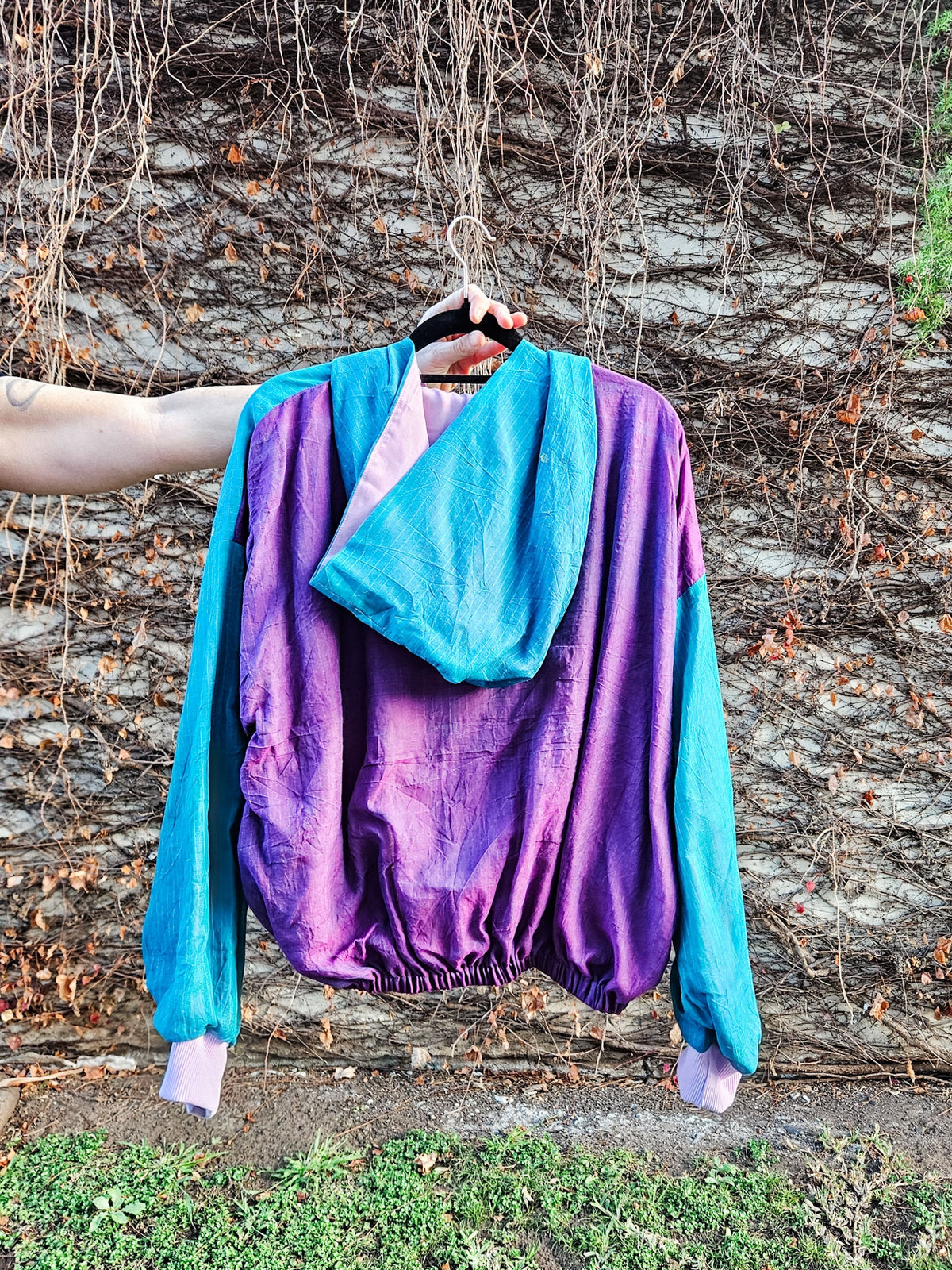 Peacock/purple Sushila Jacket- Extra Small
