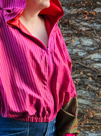 Pink stripe Sushila Jacket- Medium