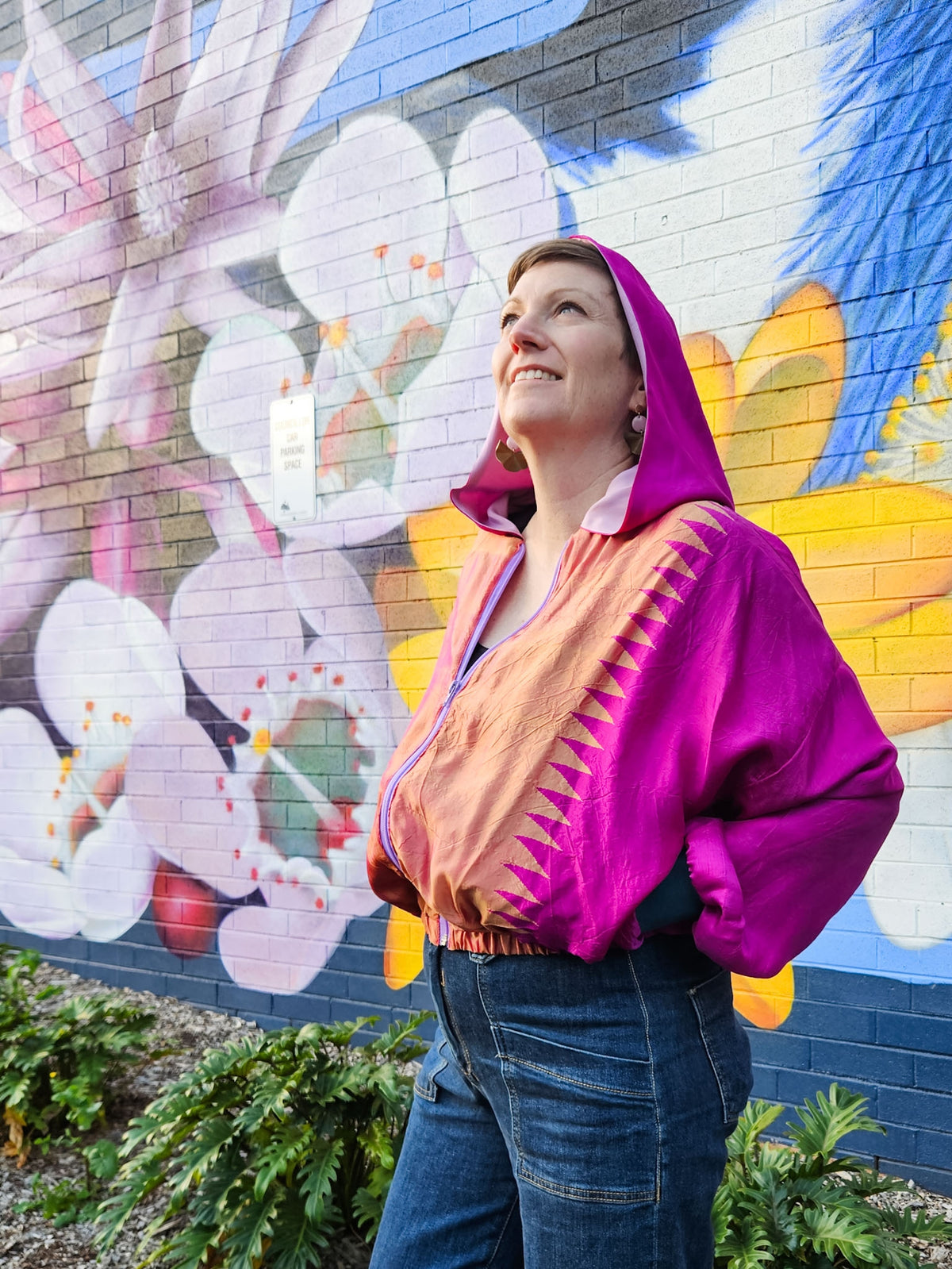 Pink/gold Sushila Jacket- Small