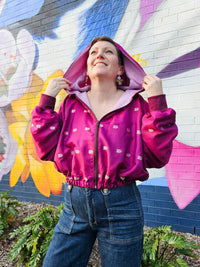 Magenta/gold Sushila Jacket- Medium
