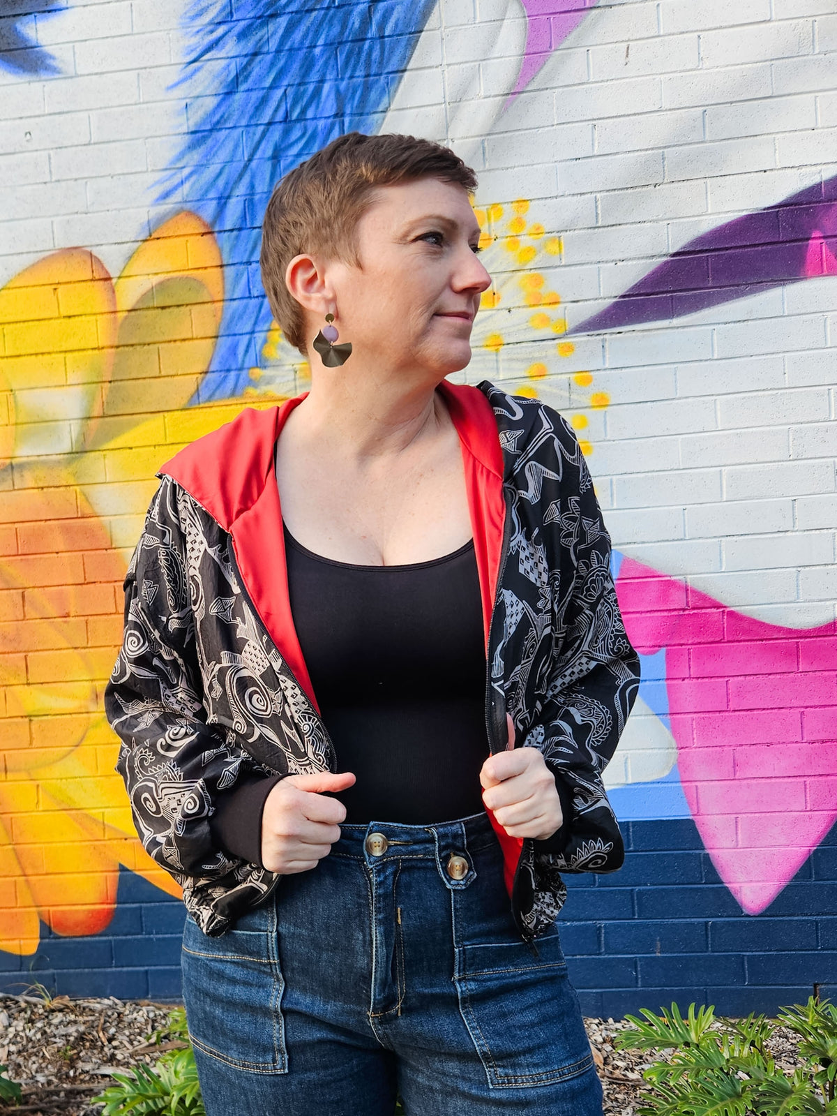 Black/grey Sushila Jacket- Small