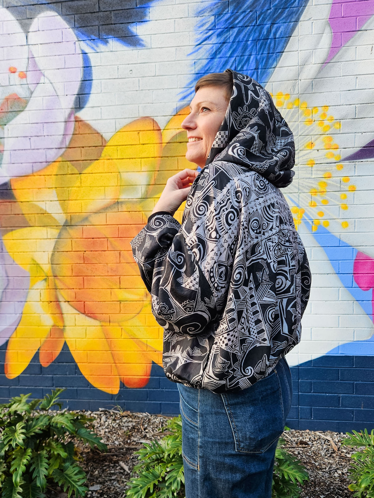 Black/grey Sushila Jacket- Small