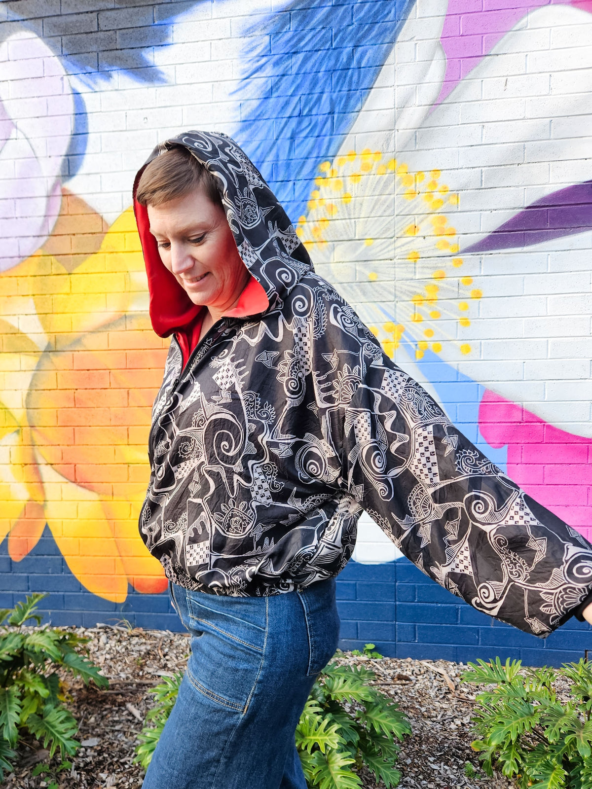 Black/grey Sushila Jacket- Small
