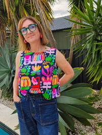 Floral circus Cora Top