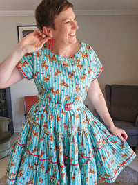 Vintage Deer Patsy Dress